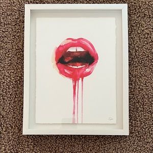Lip & Teeth wall decor